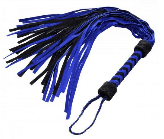 Black and Blue Suede Flogger
