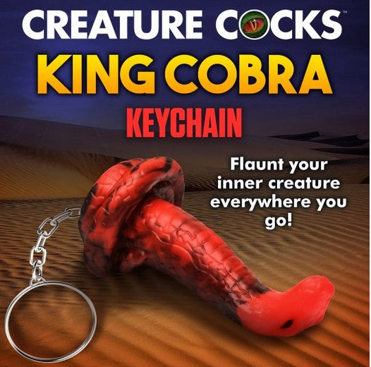 King Cobra Mini Dildo Key Chain