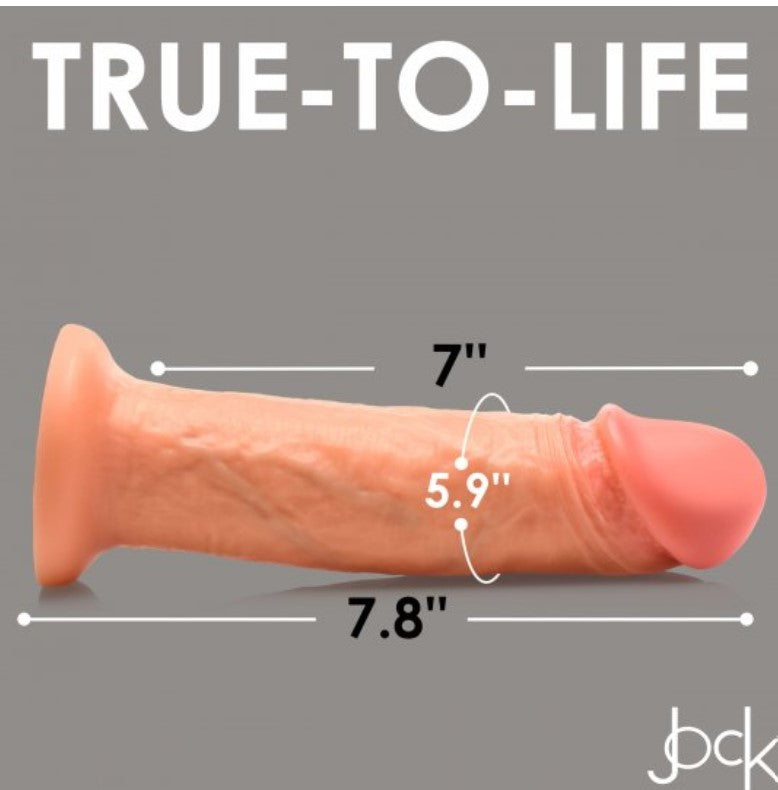 10X Real Skin 8 inch Vibrating Dildo