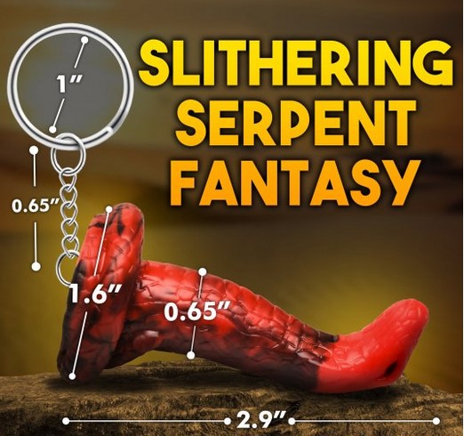 King Cobra Mini Dildo Key Chain
