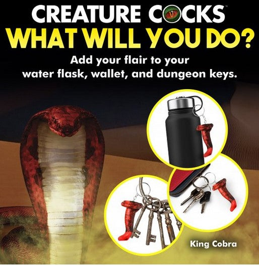 King Cobra Mini Dildo Key Chain