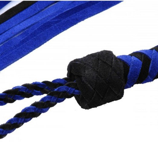 Black and Blue Suede Flogger