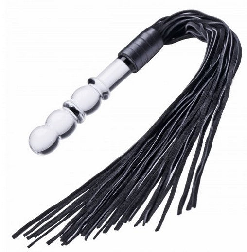 Lingam Glass Dildo Flogger