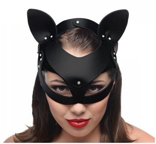 Bad Kitten Leather Cat Mask