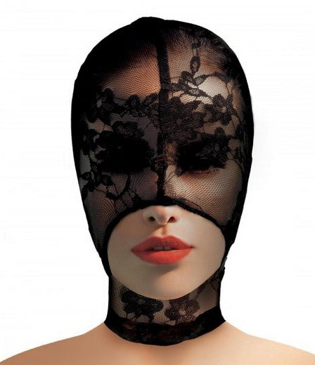 Lace Seduction Bondage Hood